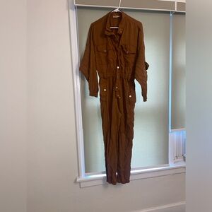 Pull&Bear Rust Jumpsuit